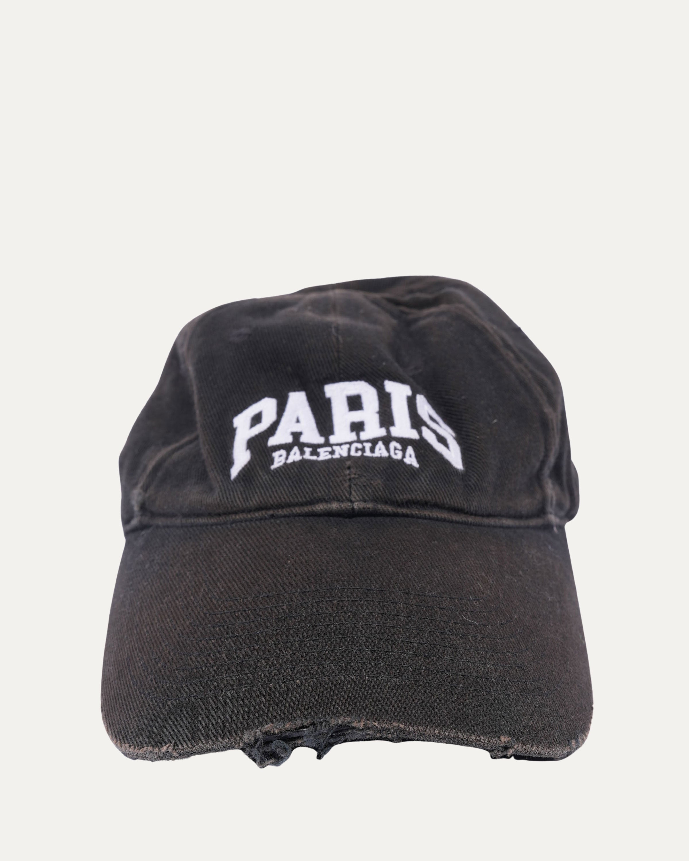 Balenciaga Distressed Paris Hat – Justin Reed
