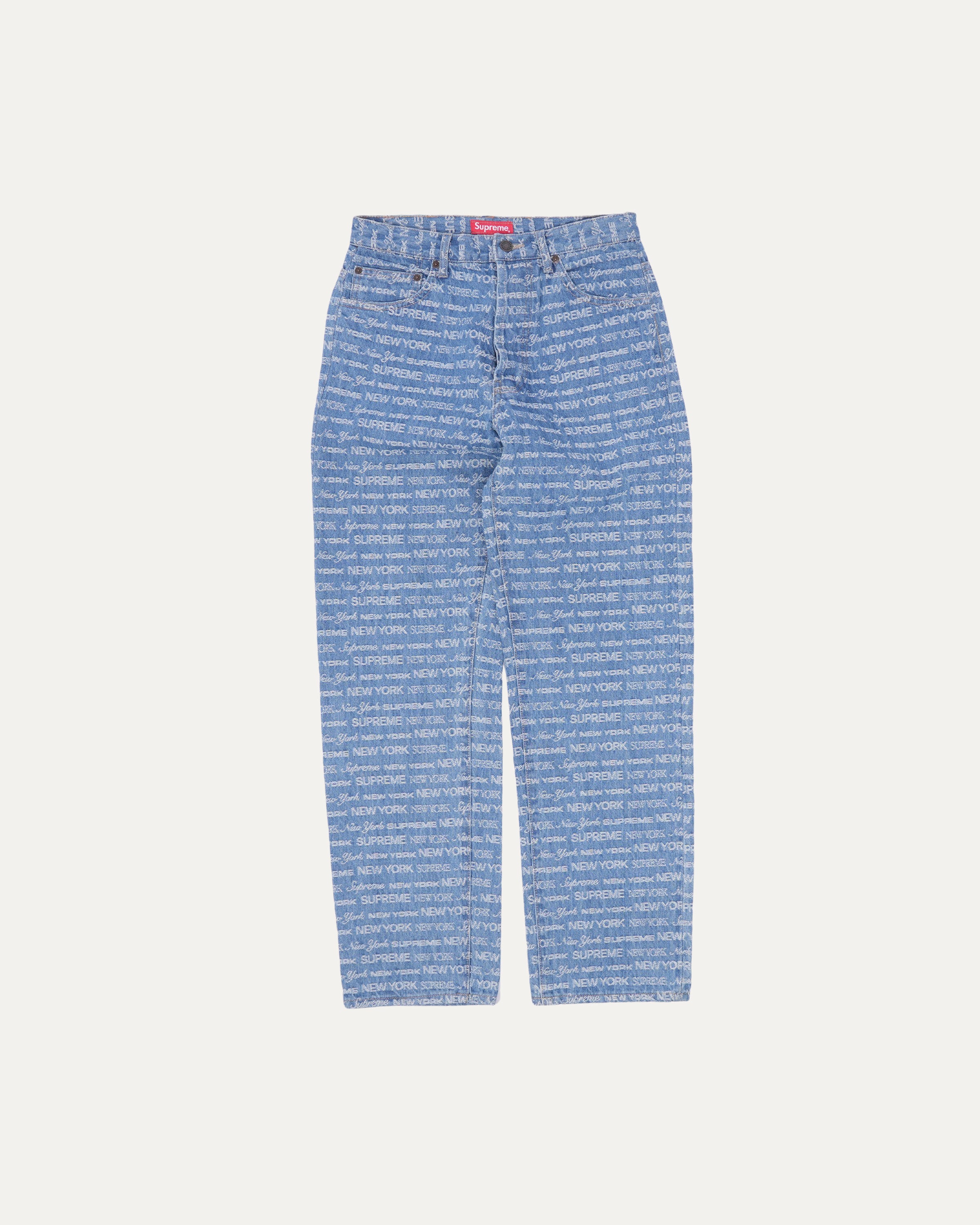 Supreme Jacquard Jeans – Justin Reed
