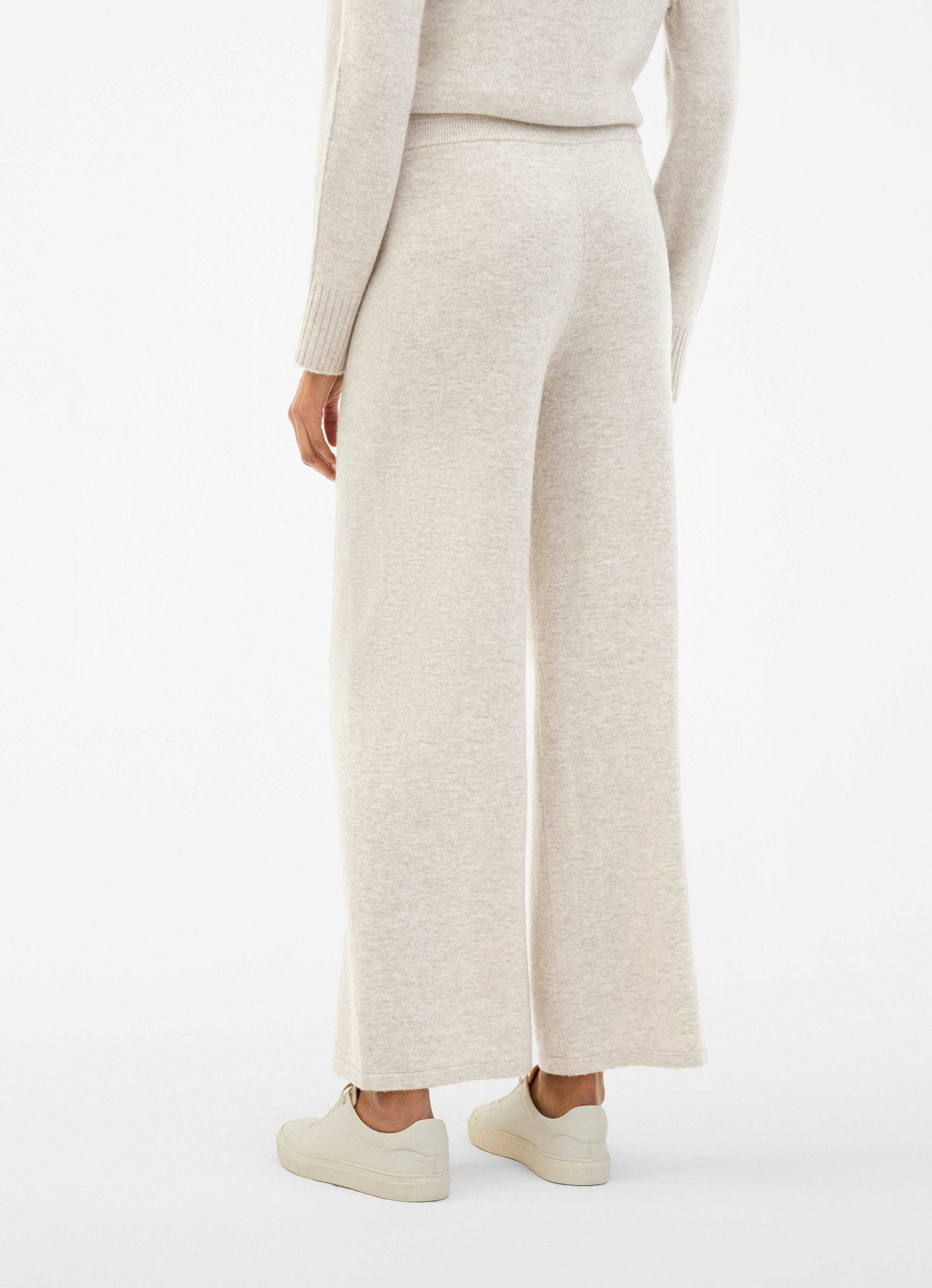 Cashmere Blend - Strickhose Frieda in Beige | Hosen online kaufen
