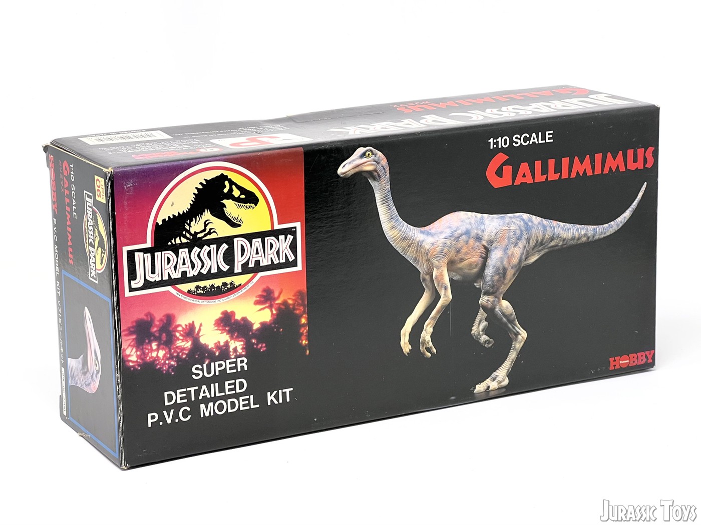 Gallimimus super detailed PVC model kit | Jurassic Toys: The Museum