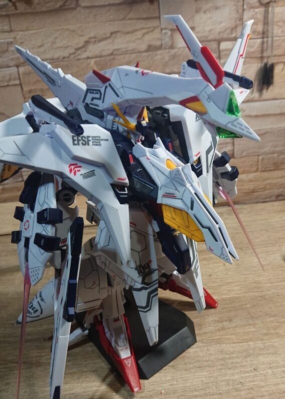 やっと入手！】閃光のハサウェイ『HG クスィーガンダム』を全塗装で