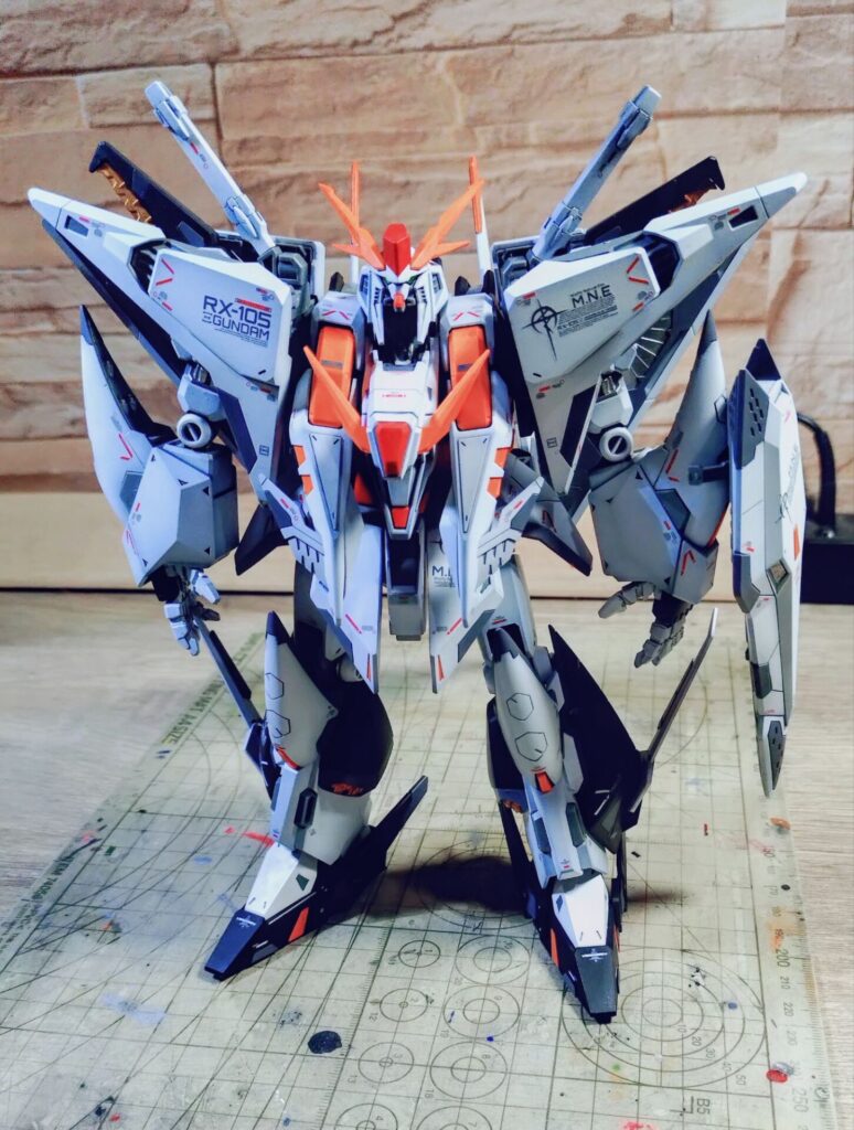 やっと入手！】閃光のハサウェイ『HG クスィーガンダム』を全塗装で