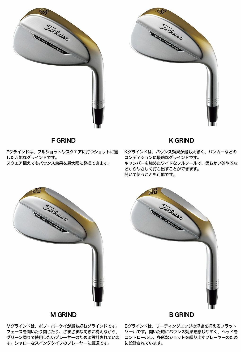 毎日発送】タイトリスト VOKEY FORGED ウェッジ メンズ 右用 ボーケイ