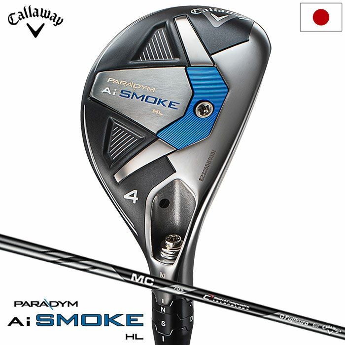 キャロウェイ PARADYM Ai SMOKE HL ユーティリティ メンズ 右用 FUJI