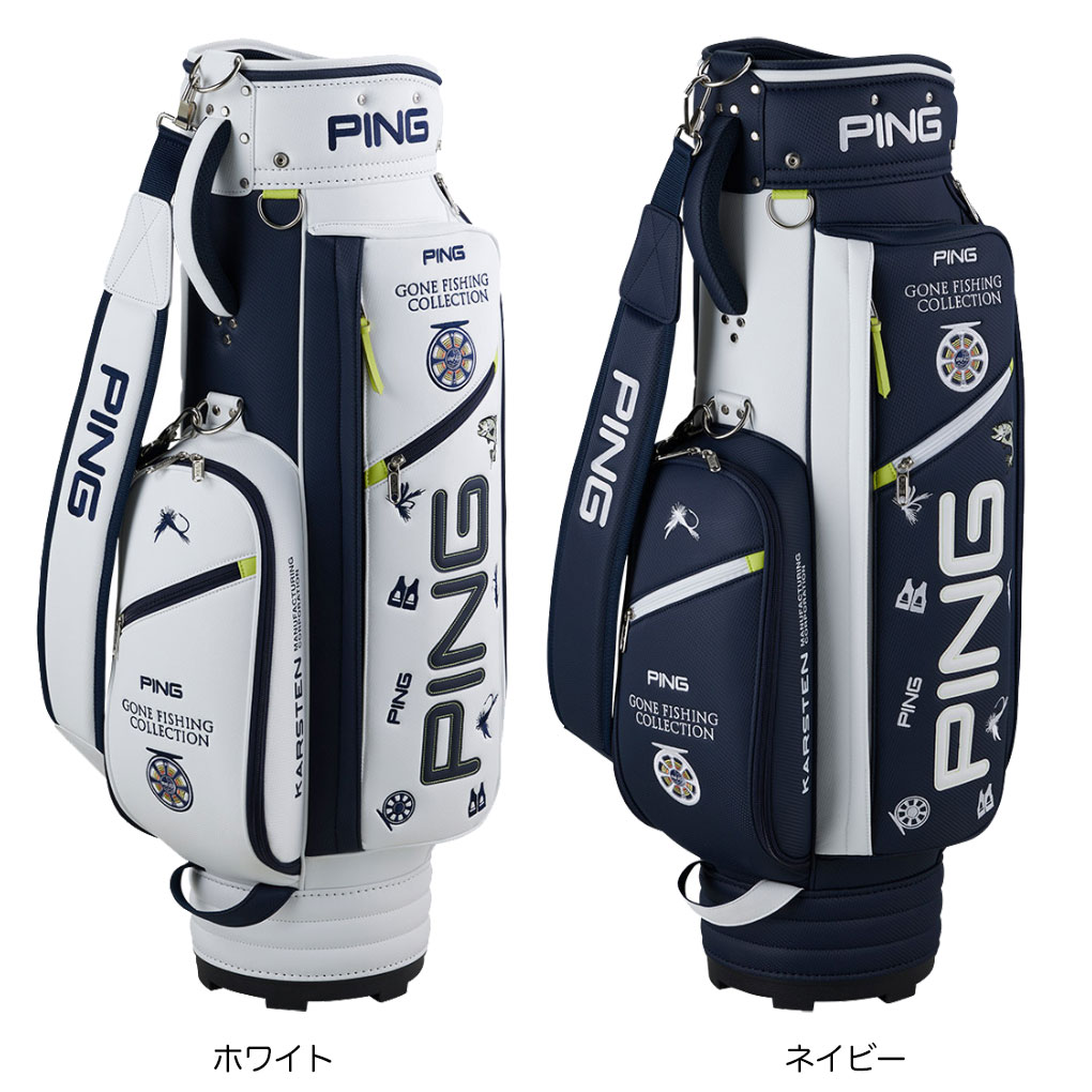 PING ピン キャディバッグ CB-N2505 ゴーンフィッシング 9.0型 5分割