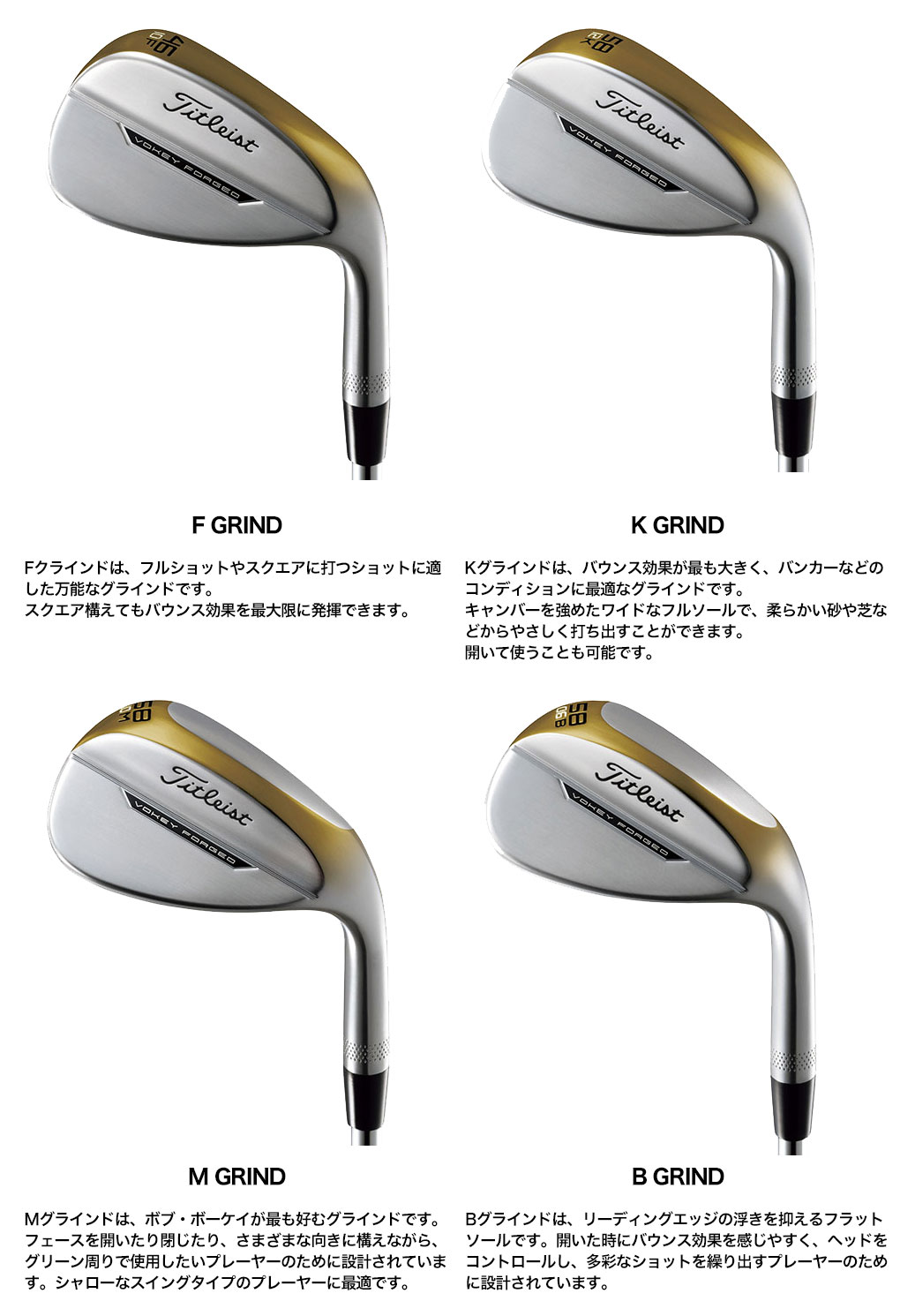 毎日発送】タイトリスト VOKEY FORGED ウェッジ メンズ 右用 ボーケイ