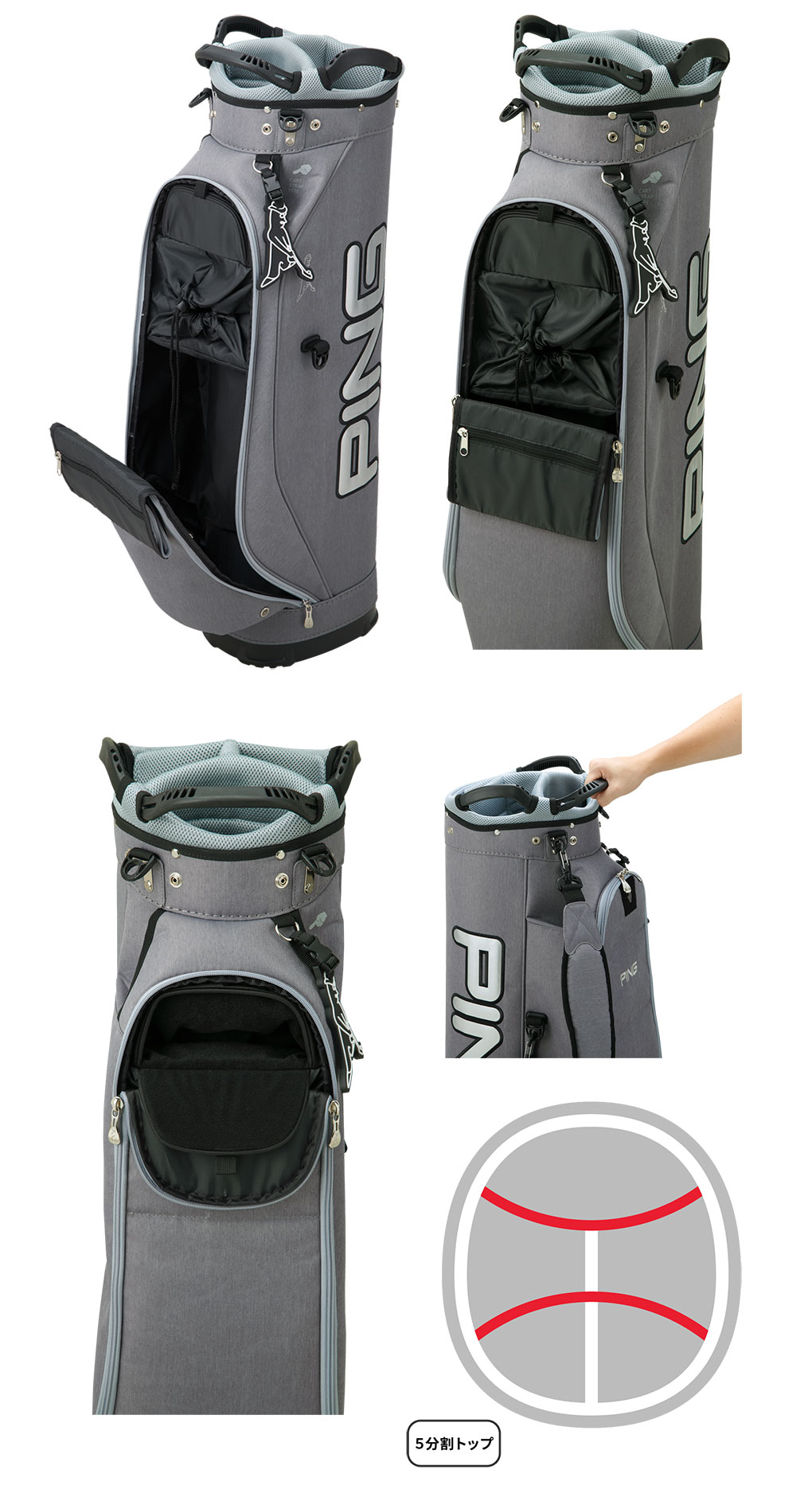 最終値下げ❕【超美品】PINGピン サスティナブルキャディバッグCB