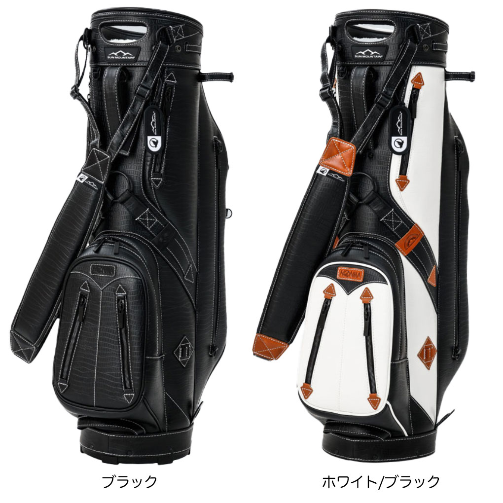 本間ゴルフ キャディバッグ 9型 HONMA x SUN MOUNTAIN クロコカート
