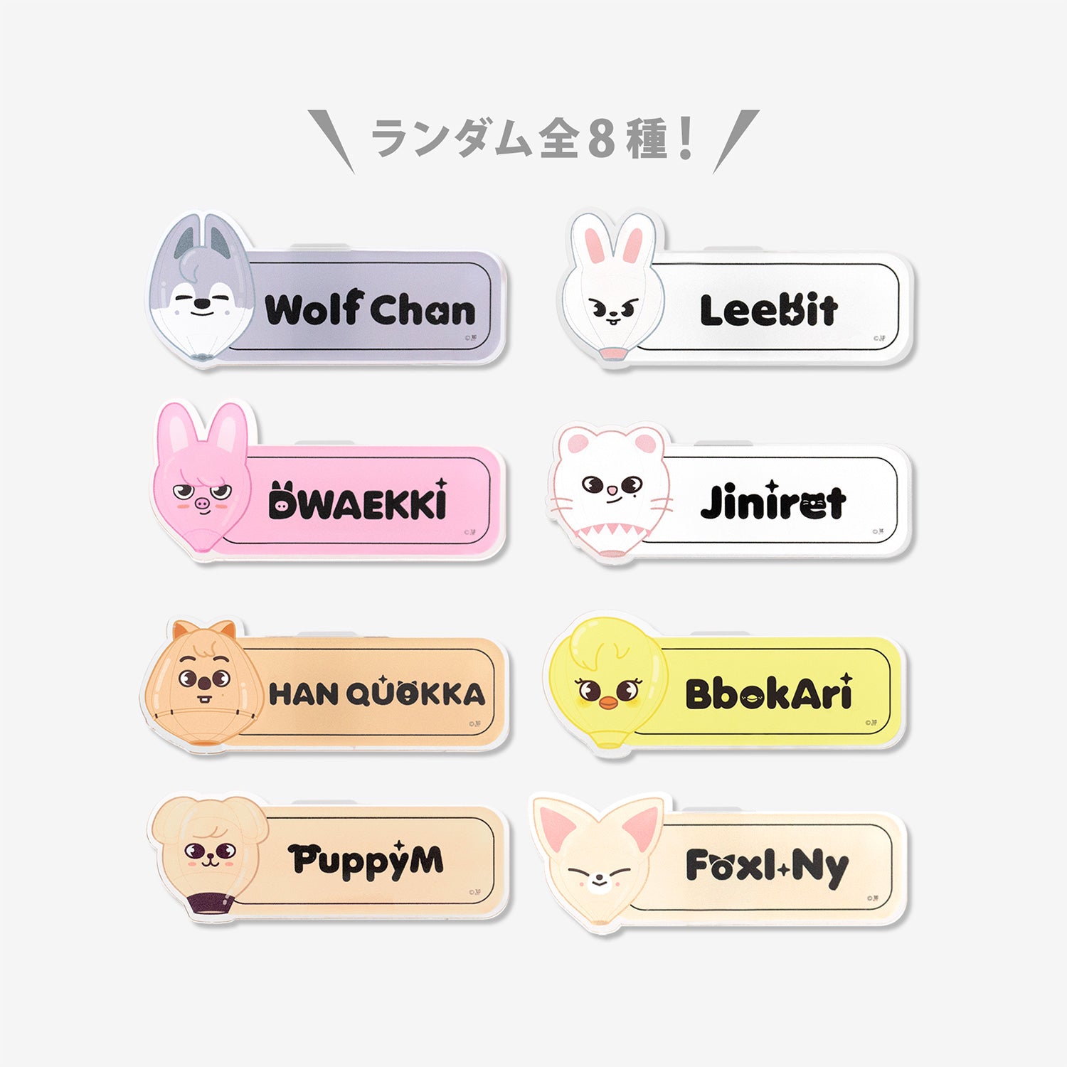 RANDOM NAME BADGE / Stray Kids『5-STAR Dome Tour 2023』 – JYP