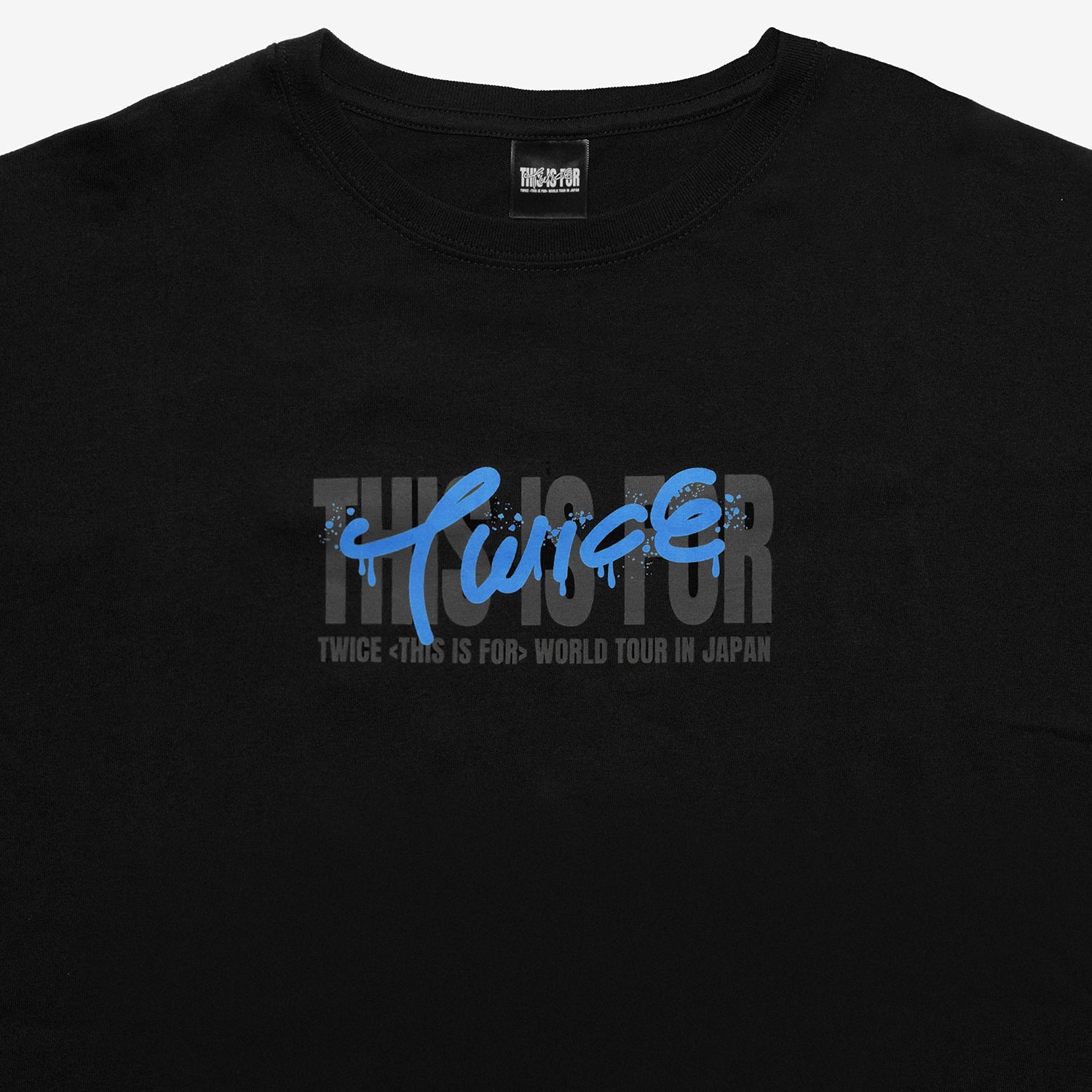T-SHIRT〈BLACK〉【L】/ TZUYU / TWICE『THIS IS FOR』 – JYP JAPAN