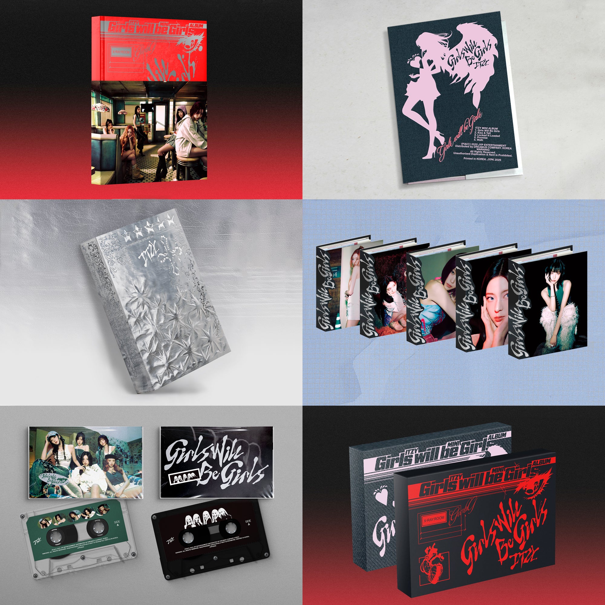 ITZY 10th Mini Album『Girls Will Be Girls』【輸入盤】全形態セット