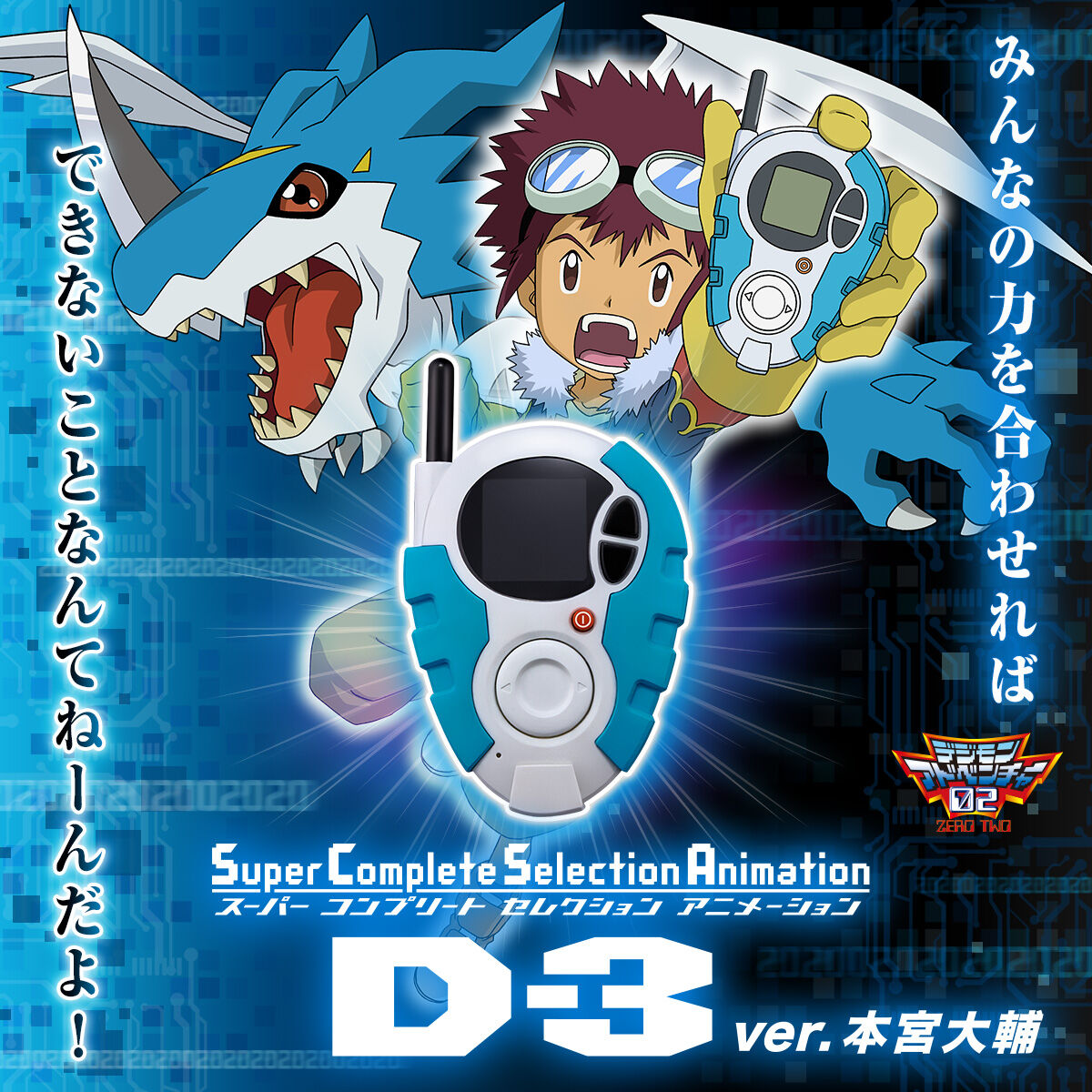 NEW] Digimon Adventure 02 Super Complete Selection Animation D-3