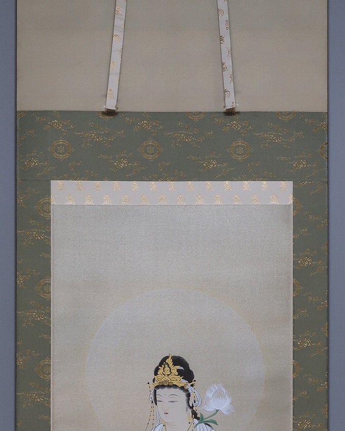 国井幸雪 福寿来観音 | 掛軸(掛け軸)販売／表装ご依頼は掛軸いっぷく