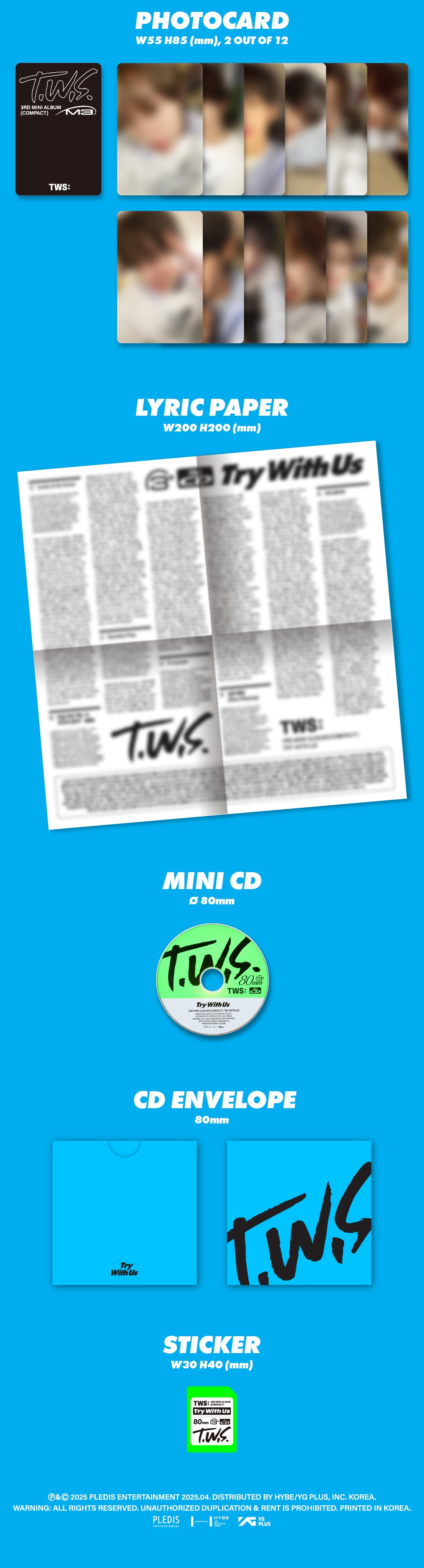 TWS - TRY WITH US (Compact ver.) – Kpop Planet Global