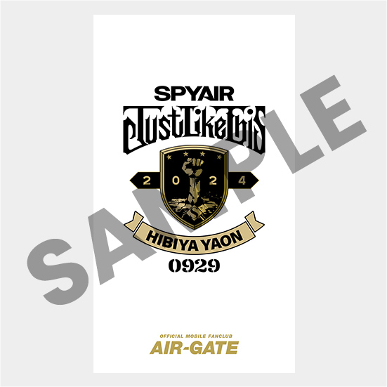 レア SPYAIR JUST LIKE THIS 2016 直筆サイン SPYAIR JUST LIKE THIS