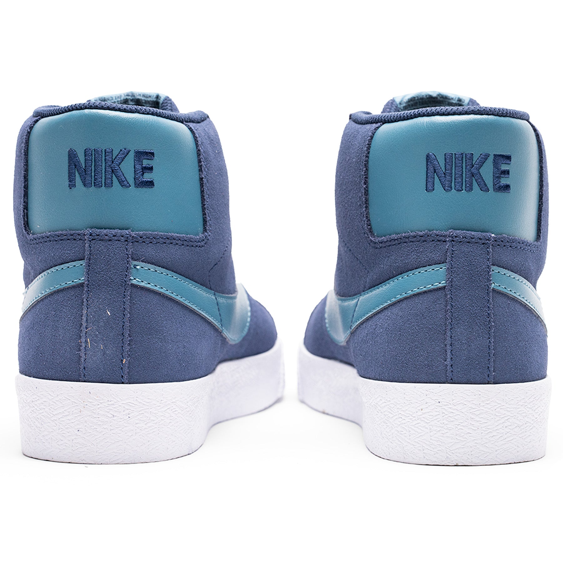 Nike SB Zoom Blazer Mid Navy Aqua FD0731-400 Skate Shoes | KCDC