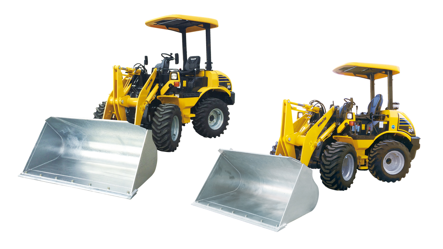 WA30-6E0/WA40-8/WA50-8 ミニホイールローダー農畜産仕様車｜商品情報
