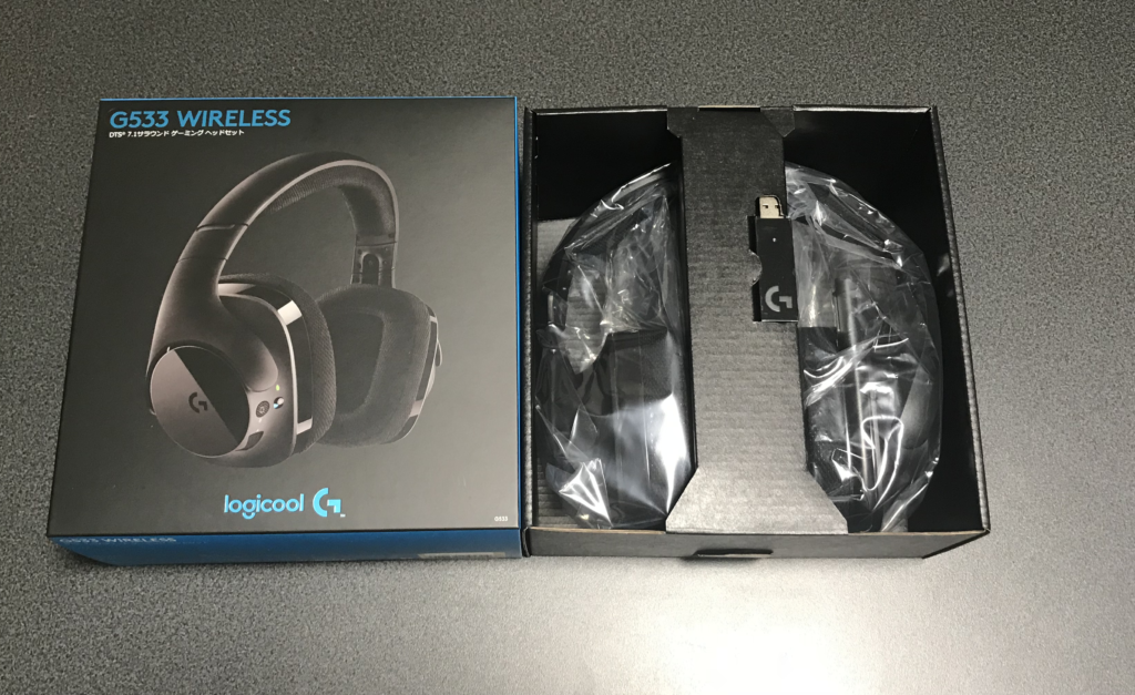 7.1chサラウンドのワイヤレスゲーミングヘッドセット『Logicool G533