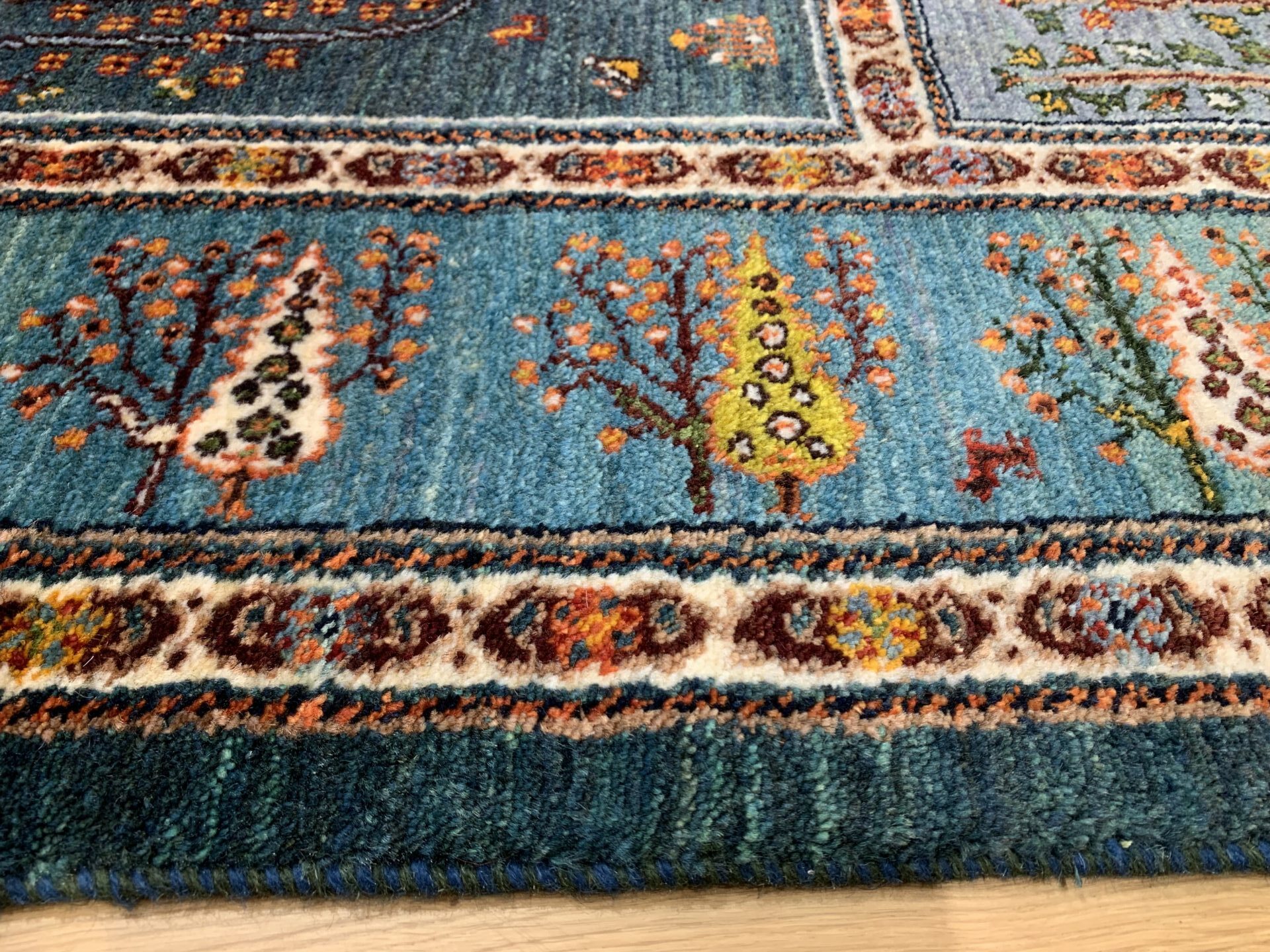 売約済）ルリバフ | 調度品の亀川【公式】ゾランヴァリギャッベ正規販売店