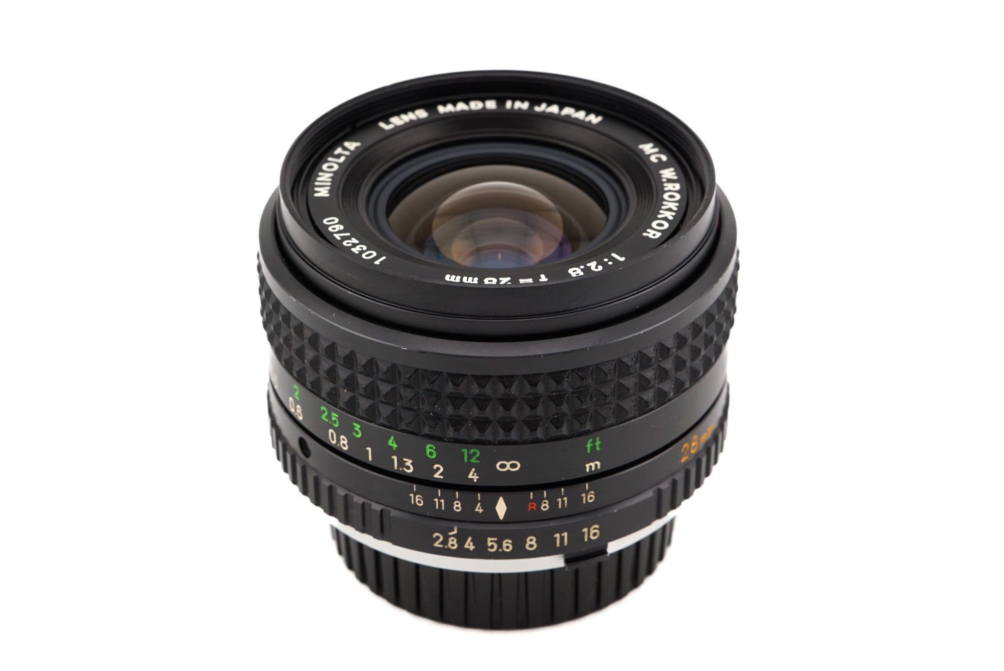 Minolta 28mm f2.8 MC W.Rokkor - Lens – Kamerastore