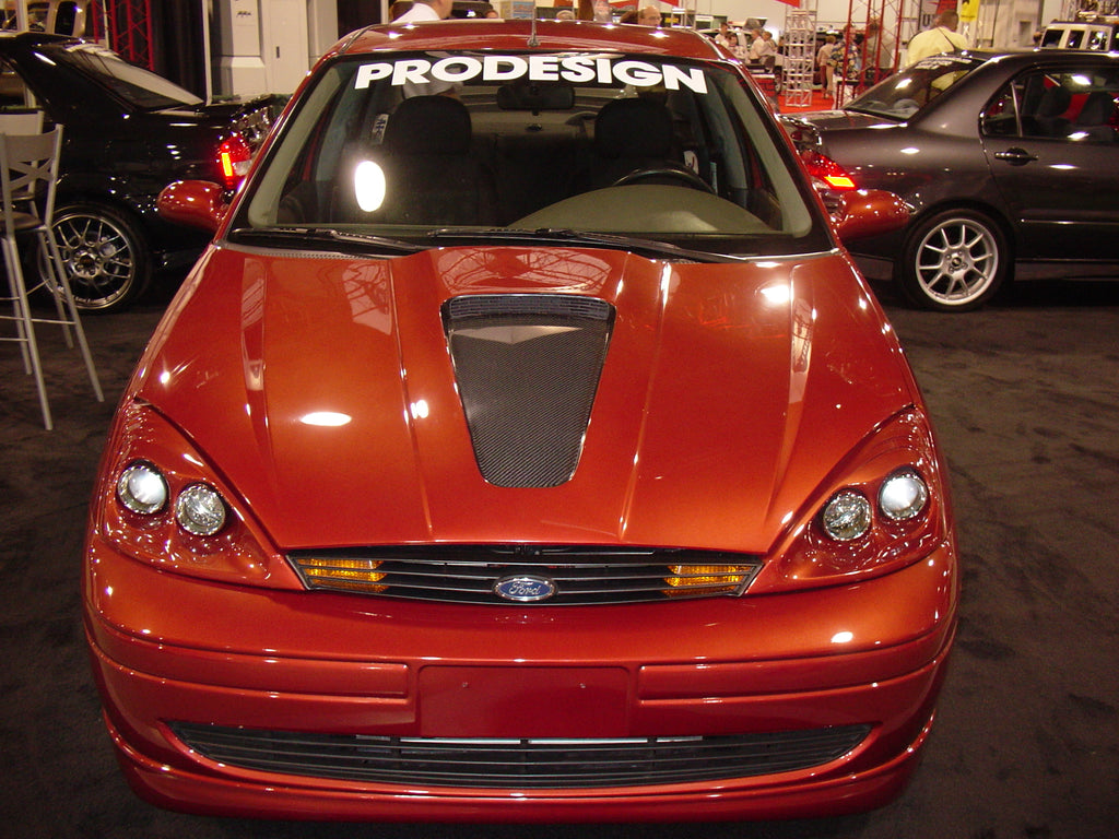 K011015FC FORD FOCUS ZX3 HOOD RAM AIR CARBON | Kaminari Aerodynamics