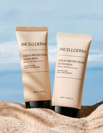 INCELLDERM ICD輕透防曬霜SPF50+PA++++ Aqua Protection Sun Gel - 金