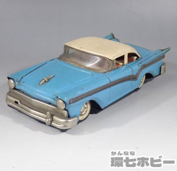 HAJI 万盛玩具 フォード フェアレーン コンバーチブル ブリキ ミニカー