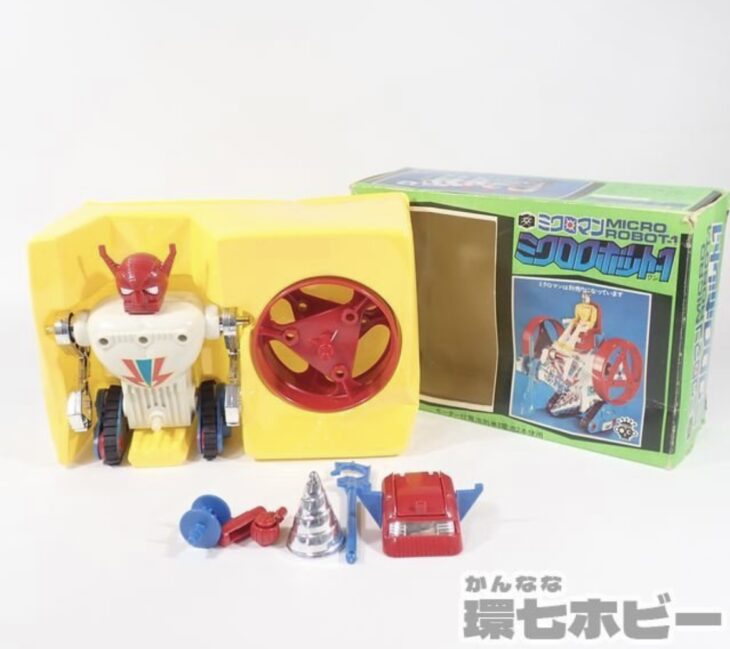 ミクロマン ミクロロボット-1 箱付き ミクロマン ミクロロボット-1 箱付き