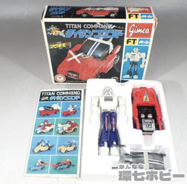 旧タカラ ミクロマン タイタンコマンド ジムカ F1-S コスモード T451