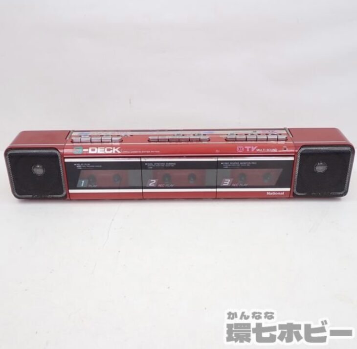 ナショナル National RX-F333 トリプル ラジオカセットプレーヤー