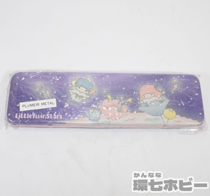 未開封 1976年 サンリオ リトルツインスターズ キキララ 缶ペン 筆箱
