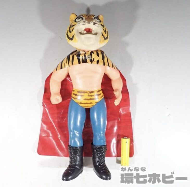 中嶋製作所のタイガーマスク面取れソフビを出張買取いたしました｜環七