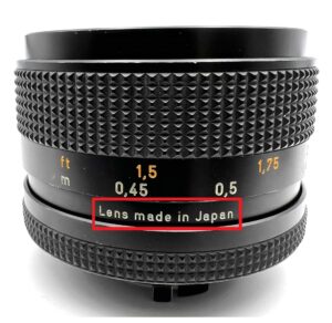 コンタックス【CONTAX】Carl Zeiss Planar T* 50mm F1.4 AEJ の買取