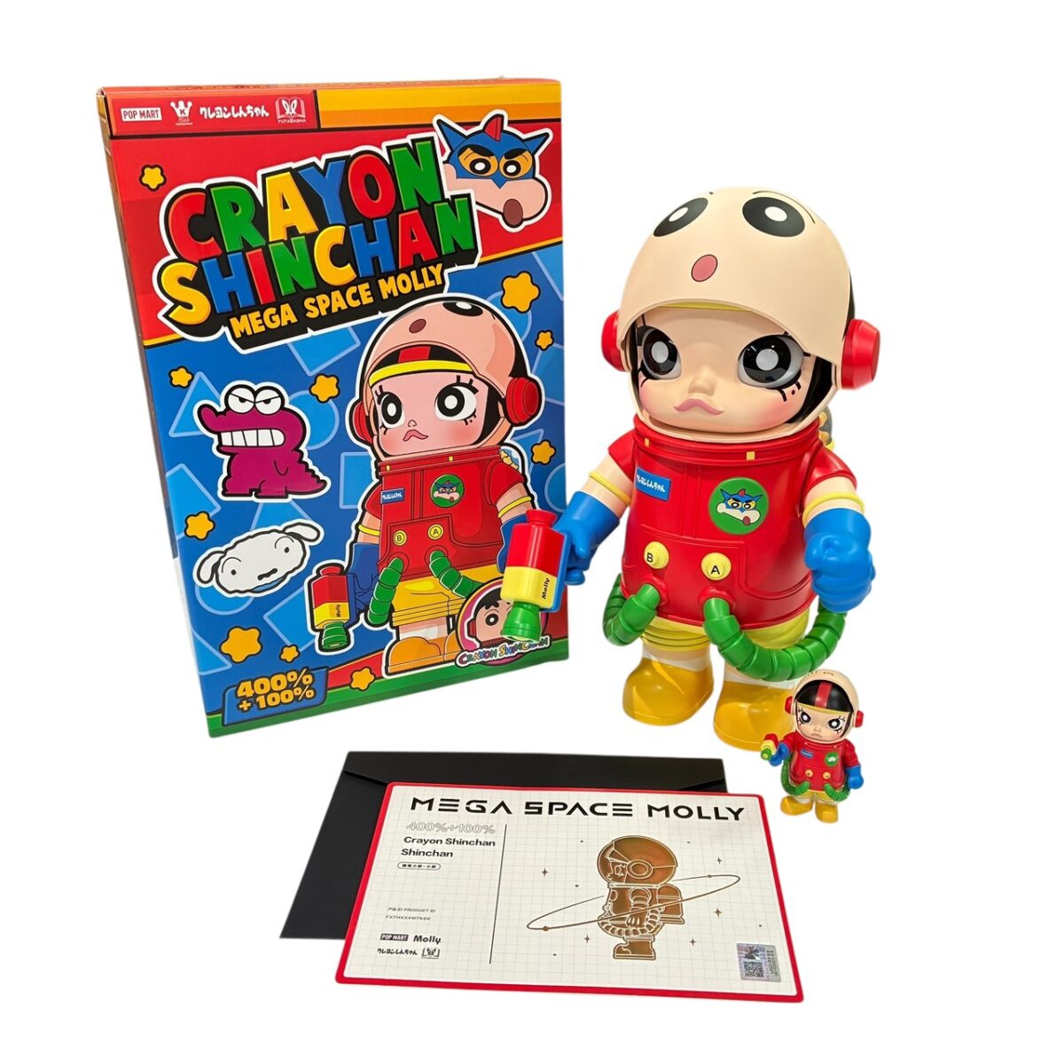 POP MART】クレヨンしんちゃん MEGA SPACE MOLLY 400%+100% フィギュア