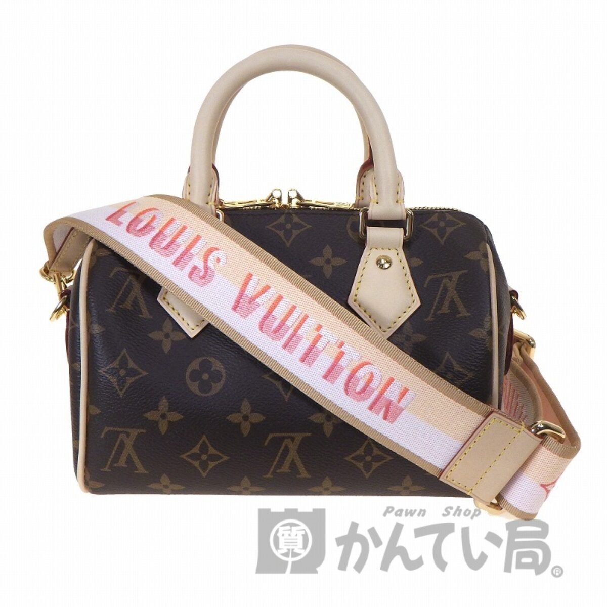 ロゴストラップがかわいい！！ルイヴィトン M46594/スピーディ・バンド