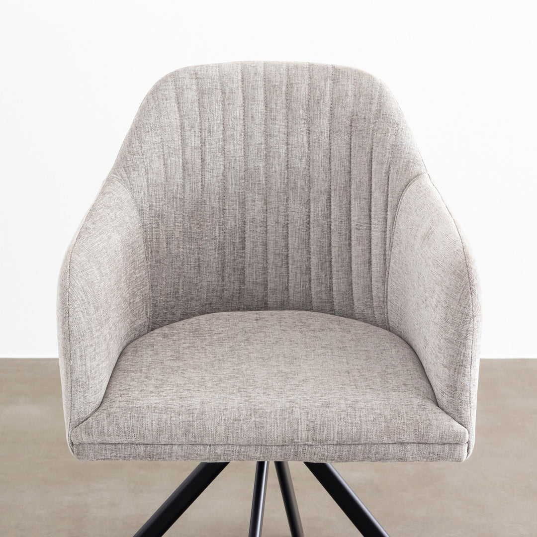 Fabric Armchair ファブリック ラウンドチェア アーム付き – KANADEMONO