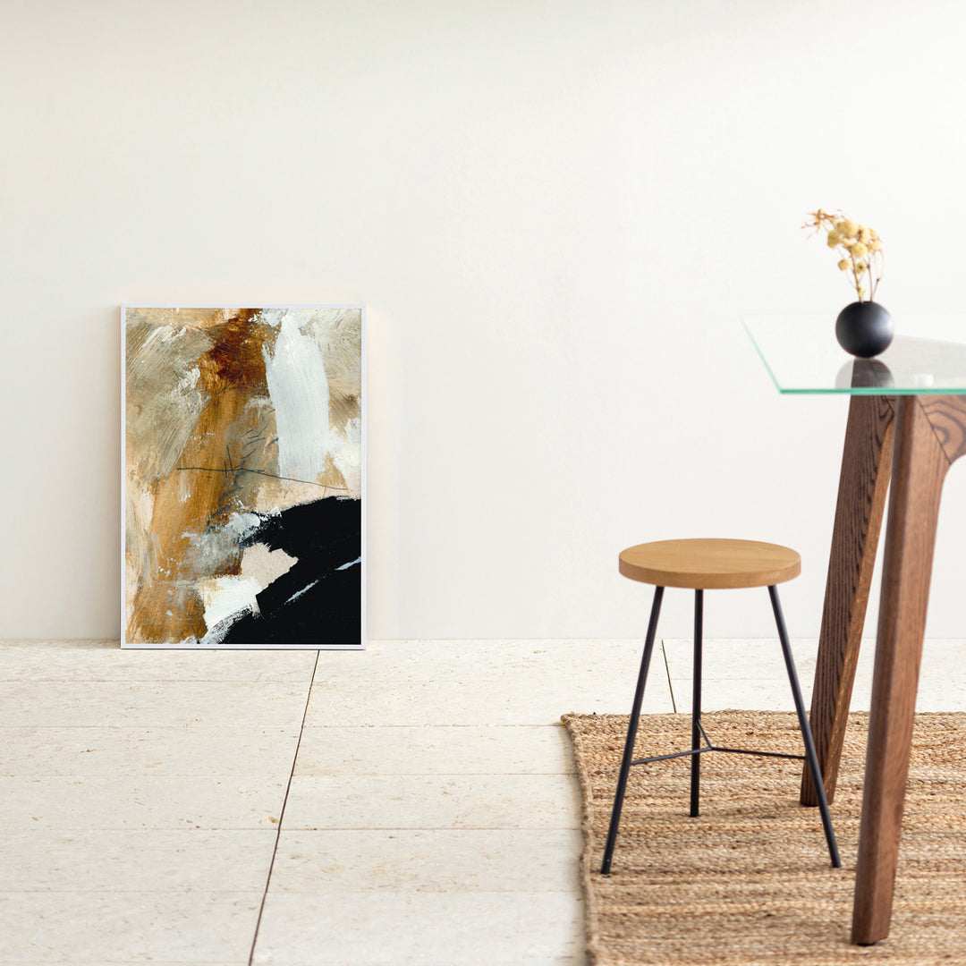 Brush Stroke #4 アートポスター・アルミフレーム セット – KANADEMONO