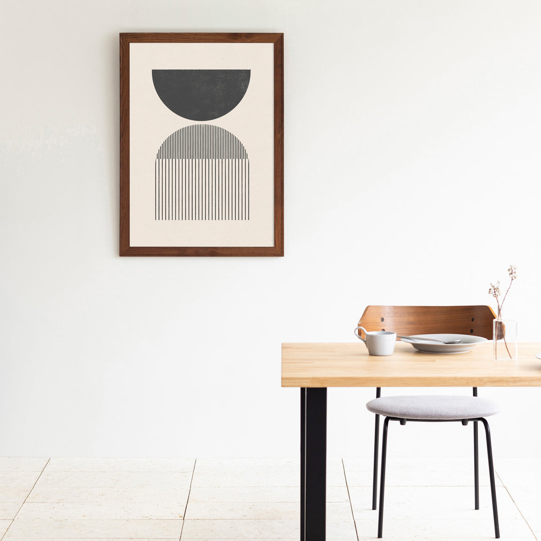Geometric #1 アートポスター・ウッドフレーム セット – KANADEMONO