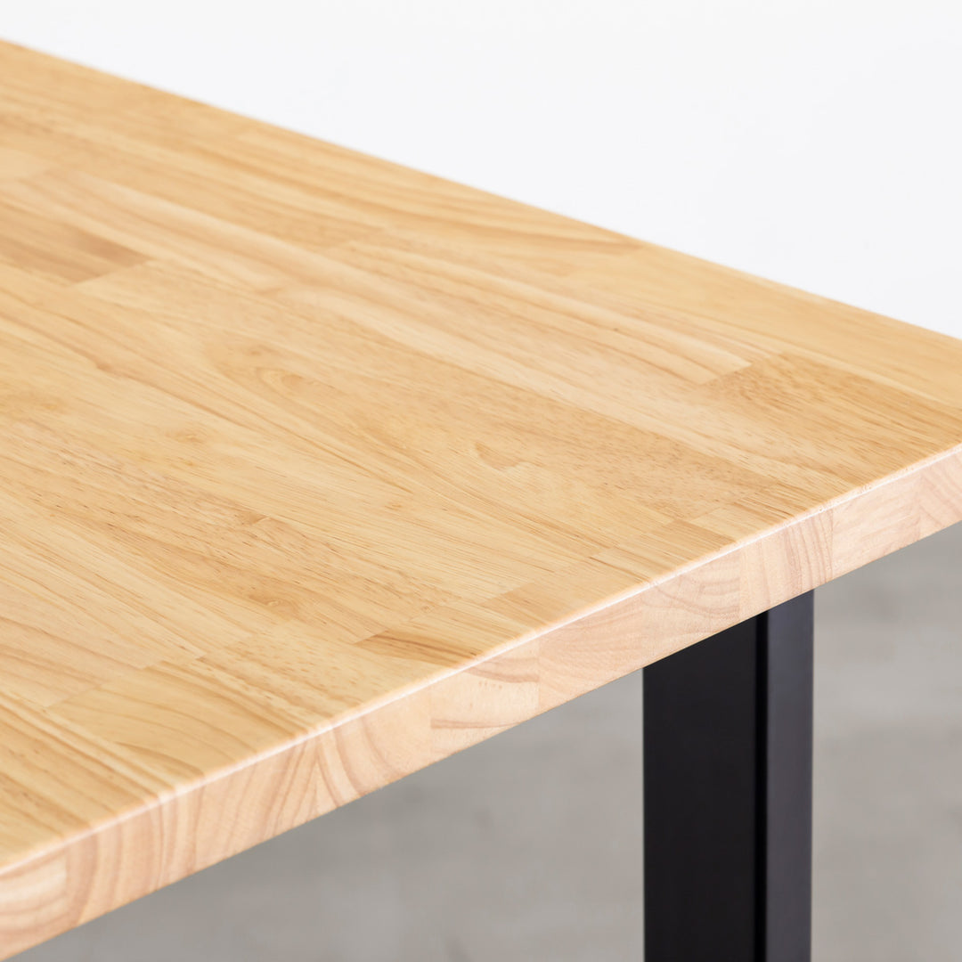 THE TABLE / スタンディングデスク × ラバーウッド ナチュラル × Black