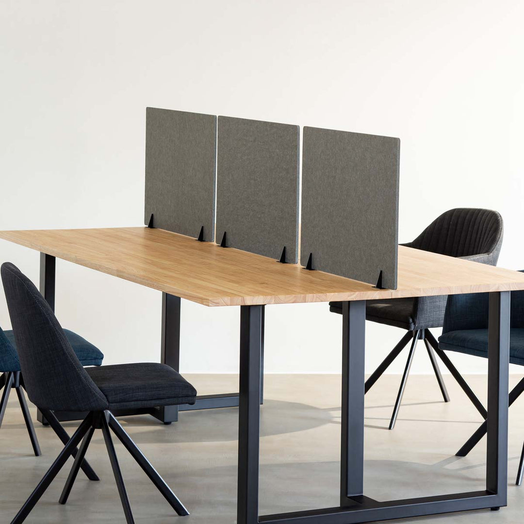 THE TABLE / ラバーウッド ナチュラル × Tube T - Black Steel × W100