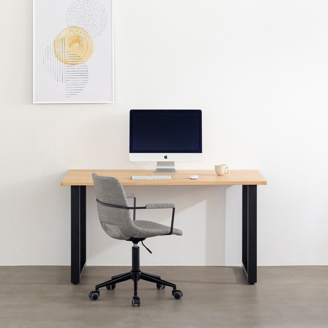 THE TABLE / ラバーウッド ナチュラル × Black Steel – KANADEMONO