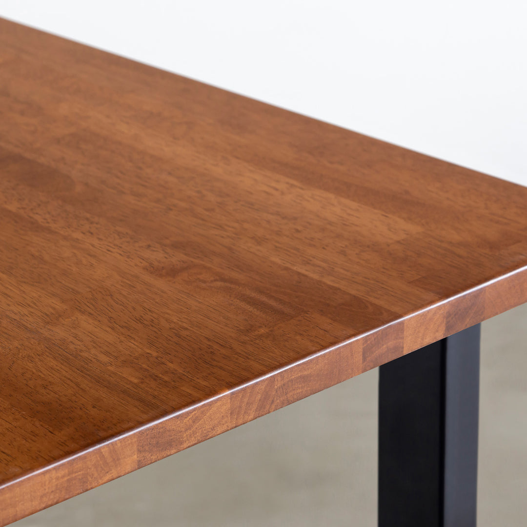 THE TABLE / スタンディングデスク × ラバーウッド ブラウン × Black