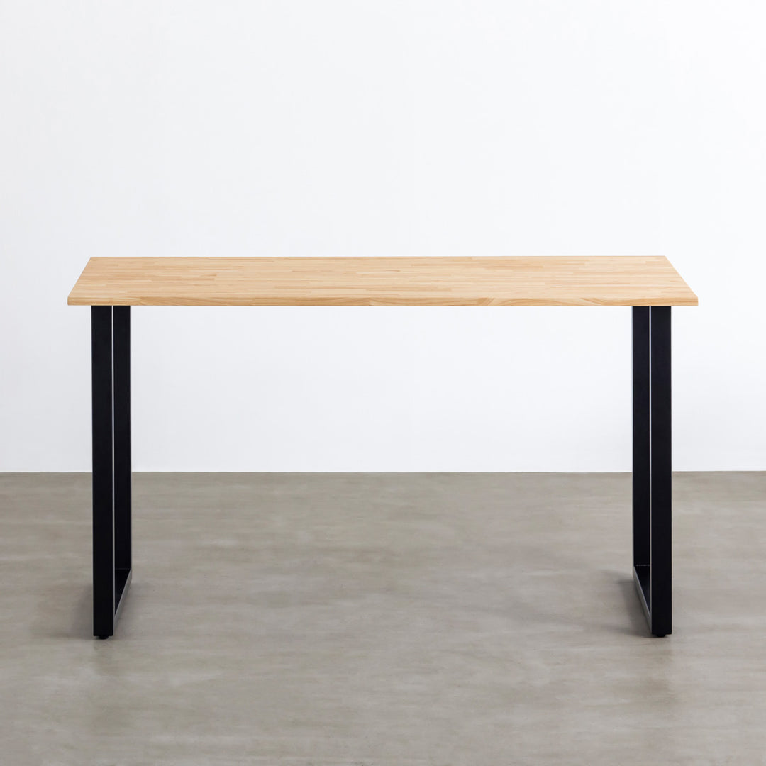 THE TABLE / スタンディングデスク × ラバーウッド ナチュラル × Black