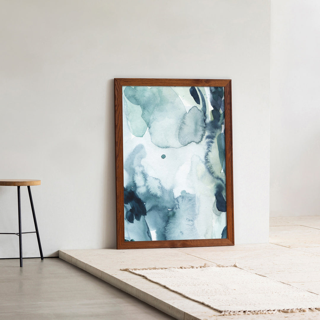 Watercolor #4 アートポスター・ウッドフレーム セット – KANADEMONO