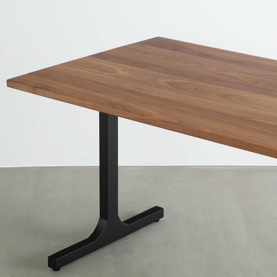 THE TABLE / 無垢 ウォルナット × Black Steel – KANADEMONO