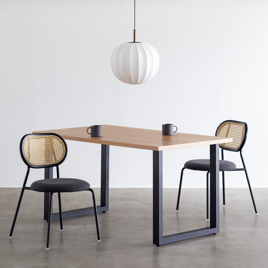 Retro - Modern ラタン調 ダイニングチェア (Dark Gray) – KANADEMONO