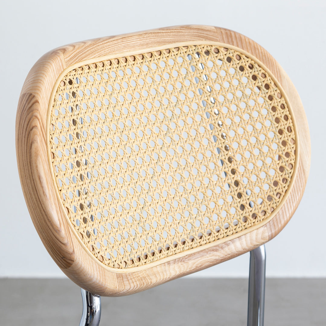 Retro - Modern ラタン調 ダイニングチェア (Light Gray) – KANADEMONO