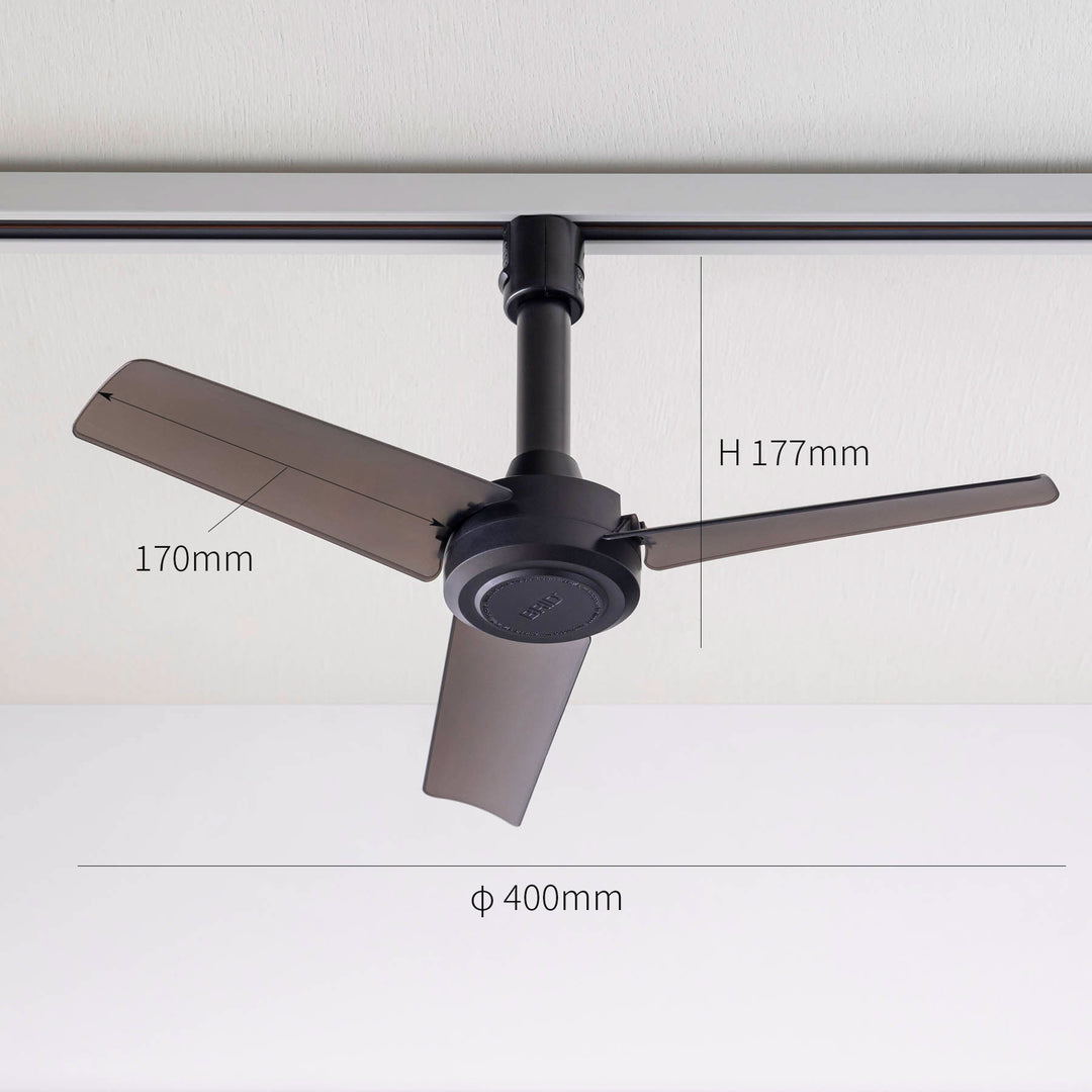 Ceiling × Fan ダクトレールファン φ40 – KANADEMONO