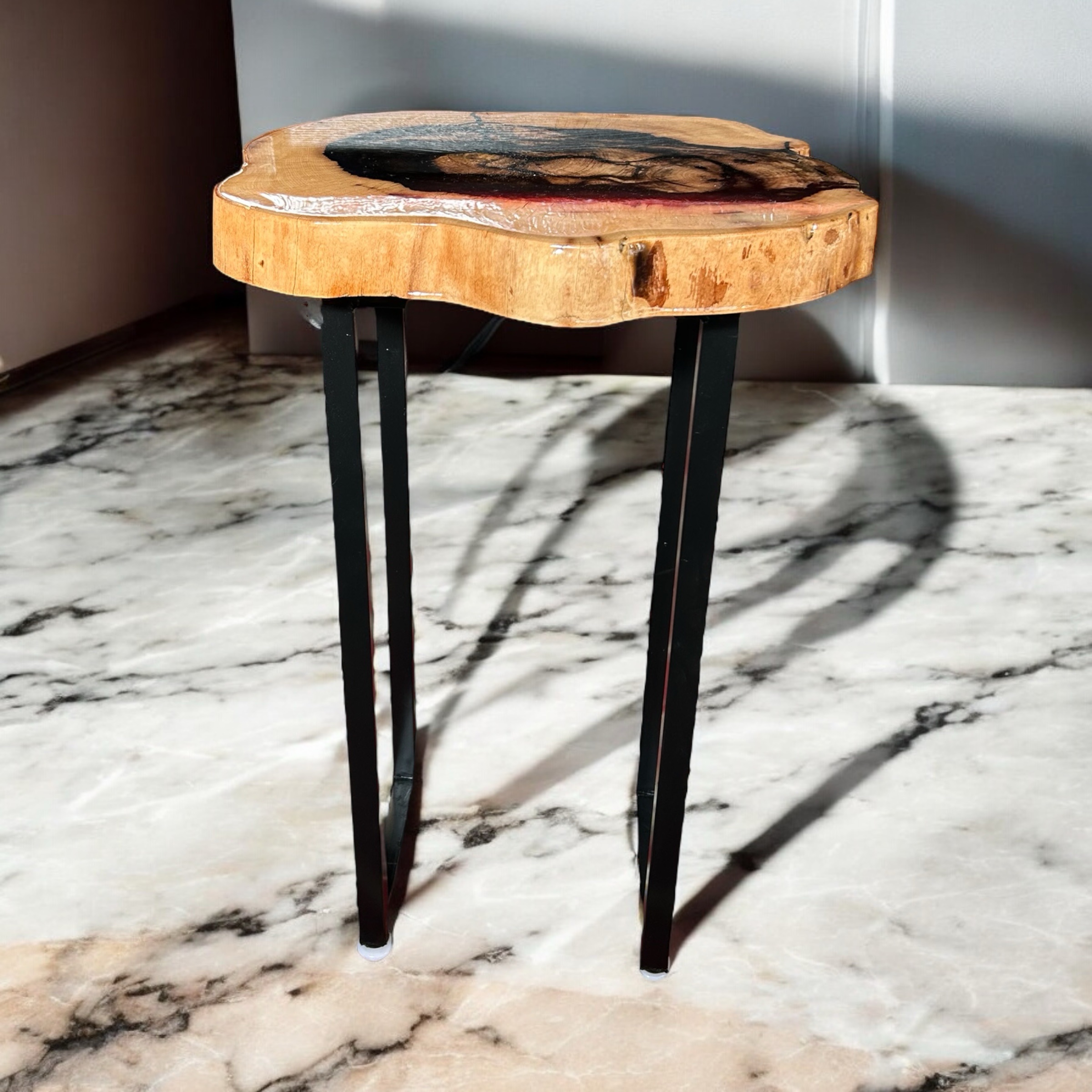 希少・黒柿のサイドテーブル・コンソール | 金井工房オンラインショップ