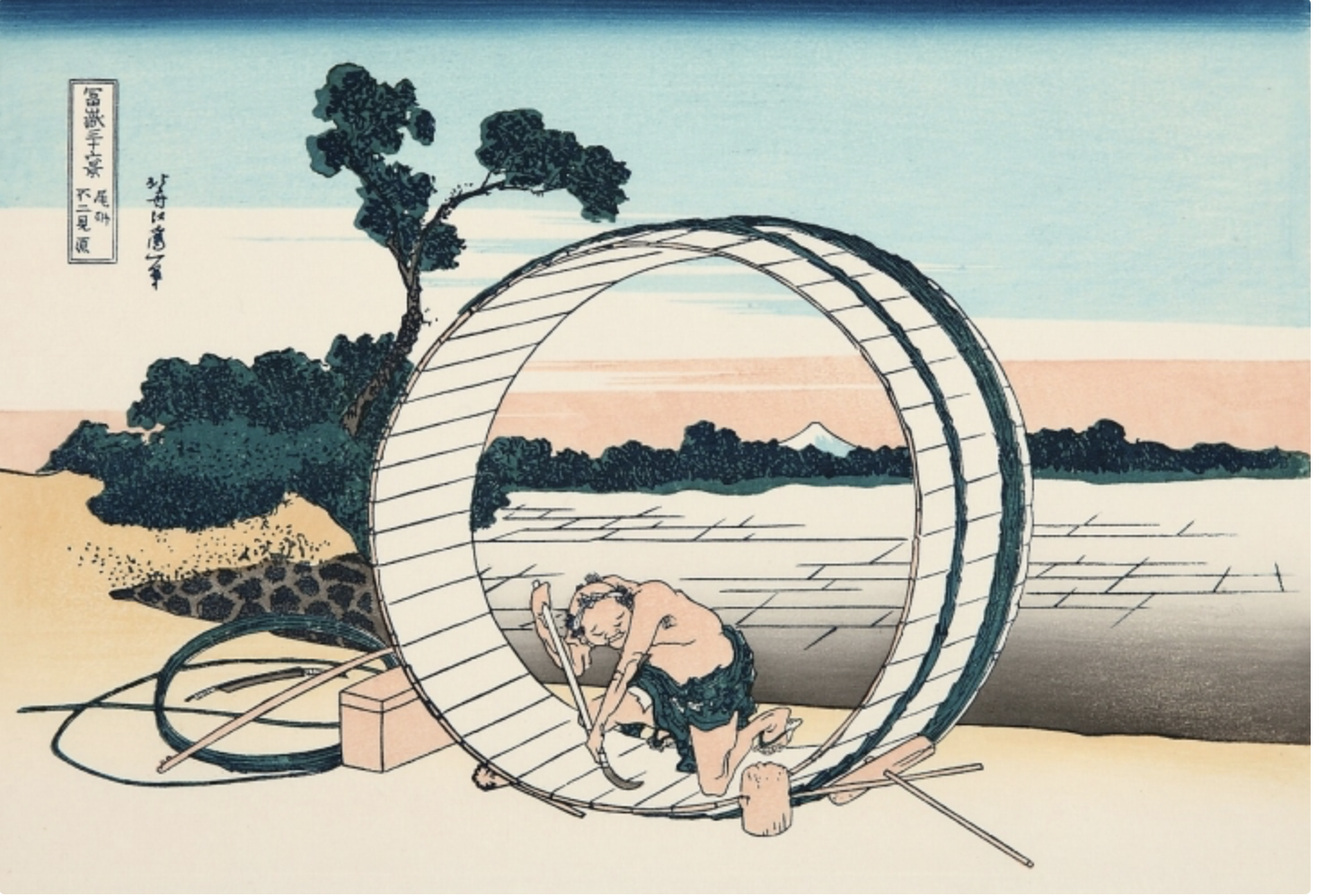 その時、北斎72歳、広重37歳。その差は35歳！ | 浮世絵復刻版画専門店